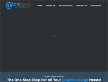 Tablet Screenshot of dtpgraphics.com
